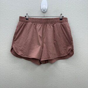 All in Motion Elastic Waist Pull On Active Running Shorts w Pockets Womens Large